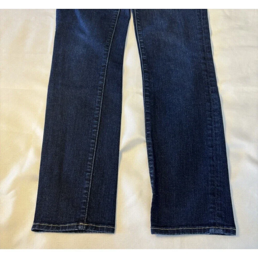 KATE SPADE Broome Street Play Hooky Straight Slim Denim Jeans 27x30 Dark Rinse